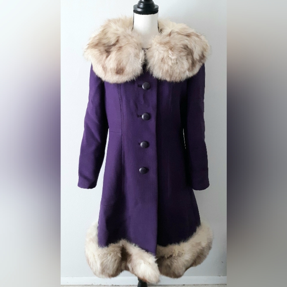 VTG Zinman Furs Russian Princess Fox Fur Coat